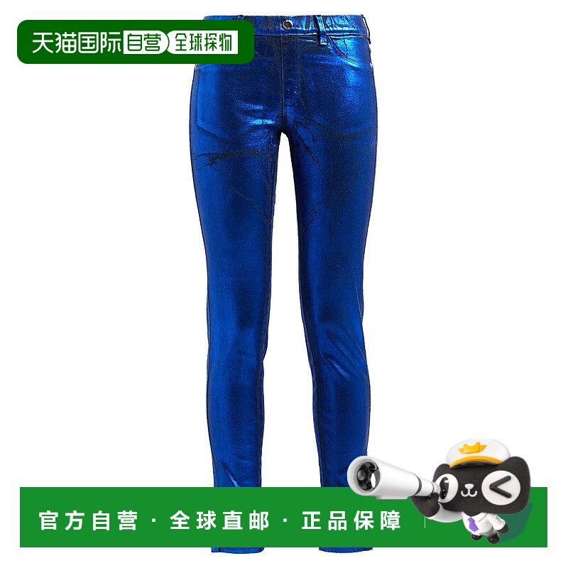 1h可退 香港直邮潮奢 moschino 爱莫斯奇诺 女士 牛仔长裤