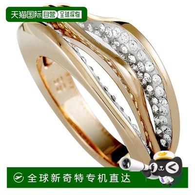 自营 swarovski 施华洛世奇 Hilly 镀玫瑰金水晶戒指 - 多色 美国