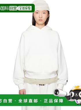 1h可退 香港直邮潮奢 Essentials 女士 白色 Classic Fit 连帽衫