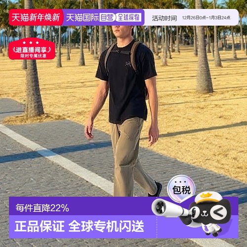 加拿大直邮始祖鸟Kragg SL男款棉常规户外运动短袖T恤新款