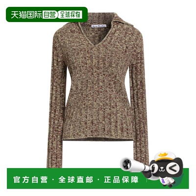 1h可退 香港直邮潮奢 Acne Studios 艾克妮 女士 毛衣 green绿色