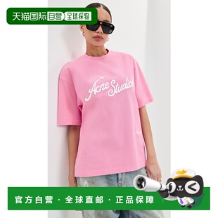 香港直邮Acne Studios 艾克妮 女士 Exford Tourist 徽标T恤 ACND