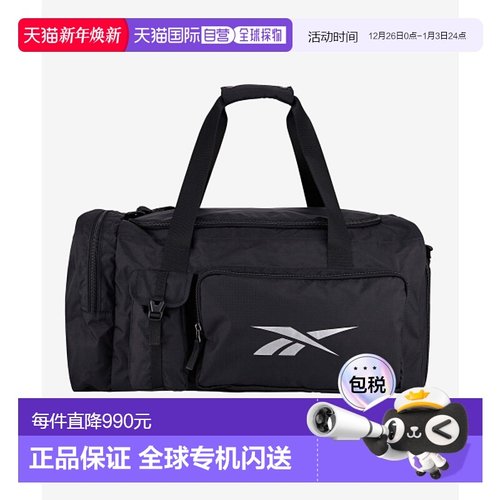 韩国直邮REEBOK 男士运动鼓包手提包/斜挎包旅行包REBA5EY10BK