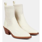 蔻依 女士 Nellie Chloe 皮质短靴 000767