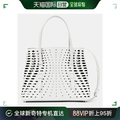 香港直邮潮奢 Alaia 女士Le Mina 25 Small leather tote bag 托