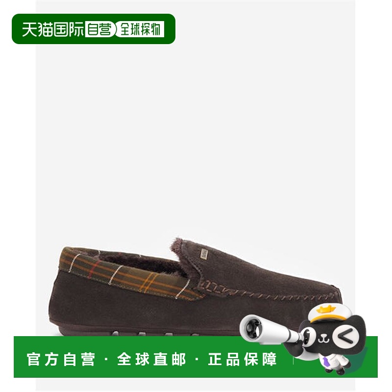香港直邮barbour 巴伯尔 男士 Monty 休闲拖鞋 brown棕色 舒适时