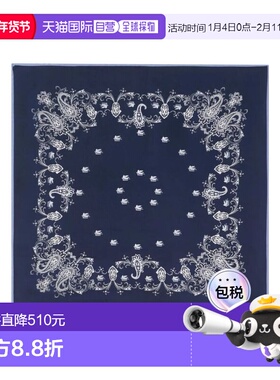 1h可退 香港直邮Etro 艾特罗 男士 方形薄软绸印花围巾 MAXA0006A