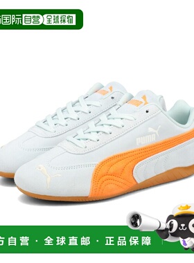 日本直邮PUMA SPEEDCAT OG 女士低帮运动鞋（海玻璃色/橙色 GLO (