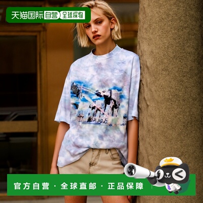 1h可退 日本直邮FREAK'S STORE 星球大战 EP5 ATAT 图案染T恤