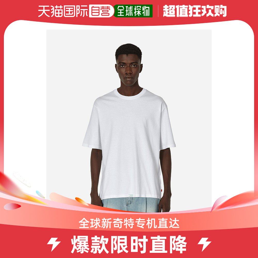 香港直邮潮奢 Levi'S 男士半袖白色T恤