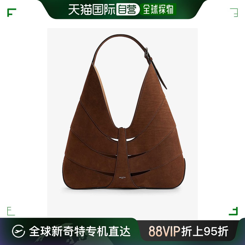 香港直邮潮奢 Alaia 女士 Delta suede shoulder bag 单肩包 箱包皮具/热销女包/男包 通用款女包 原图主图