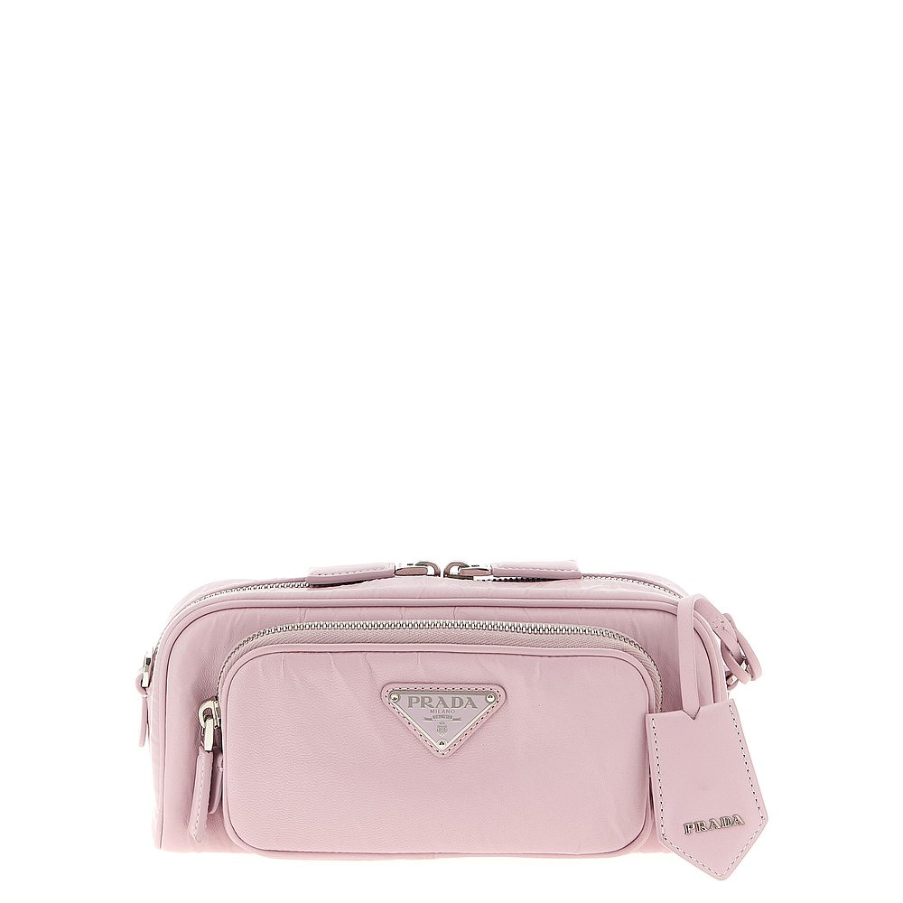 PRADA 女士斜挎包 1BH198V400F0E18 SS2023 粉红色