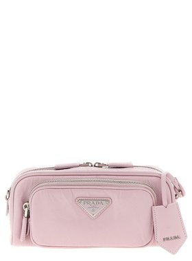 PRADA 女士斜挎包 1BH198V400F0E18 SS2023 粉红色
