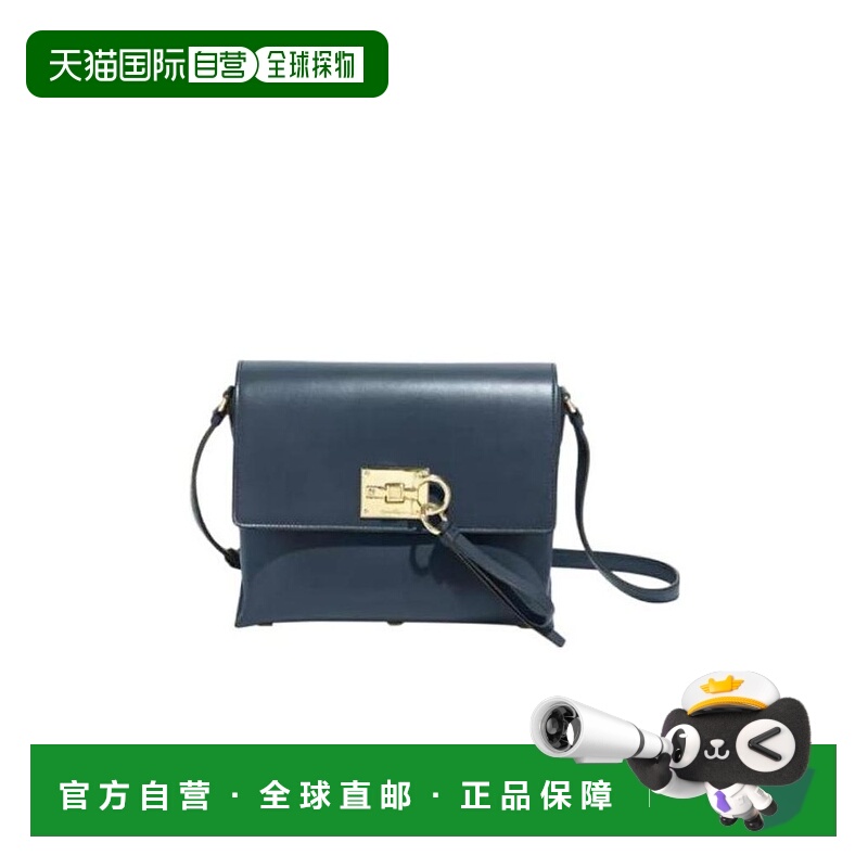 香港直邮Salvatore Ferragamo STUDIO翻盖斜挎包 21H886