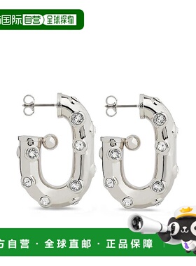 1h可退 香港直邮潮奢 Rabanne 女士 Paco XL 鏈條耳環 25HBB0216M