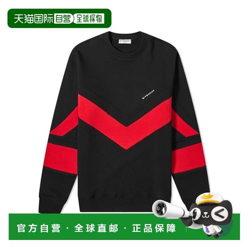 香港直邮Givenchy logo条纹卫衣 BMJ05330AF纪梵希