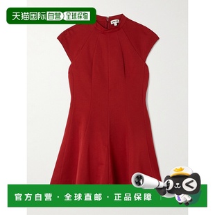 Ellie 1h可退 女士 Staud 拼接棉混纺罗缎迷你连衣 香港直邮潮奢