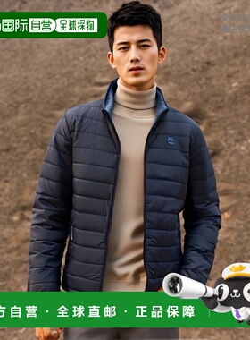 自营 Timberland 涤纶男式夹克 - 蓝色 美国奥莱直发