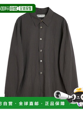 香港直邮OUR LEGACY 男士衬衫 M4252BIS AW2025 黑色