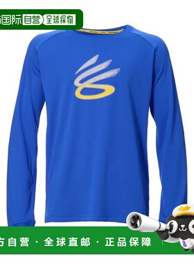 日本直邮UNDER ARMOUR-CURRY BOYS TECH LS T 长袖T恤(RonT)