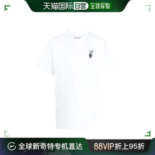 0184 T恤白色日常休闲OMAA038F21JER006 White男士 香港直邮Off