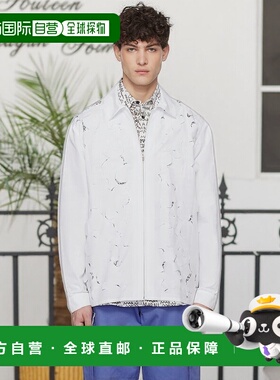 香港直邮Marni 玛尼 男士 白色镂空衬衫 CUMU0341S0USR013