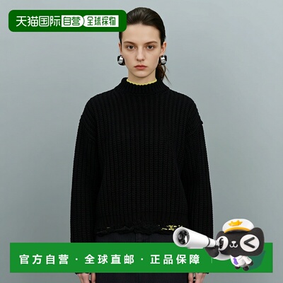 香港直邮Blumarine 蓝色情人 女士 毛衣 black黑色 舒适时尚