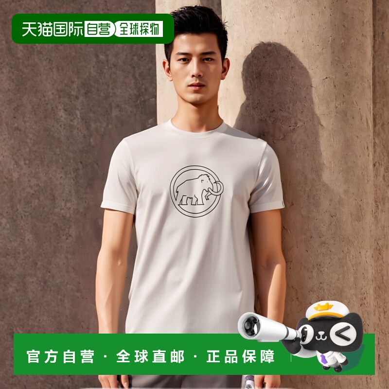 日潮跑腿Mammut猛犸象男士上装时尚印花猛犸象1017-02012休闲快干