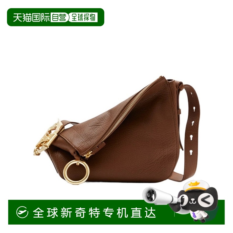 香港直邮BURBERRY女士斜挎包 80928161 SS2025棕色小号Knight