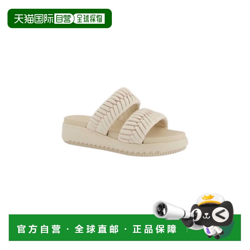 自营paul greenWomen's Ashton Shell Braid Platform Slide Sand