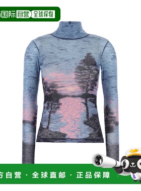 1h可退 香港直邮MAISON KITSUNE 女士 高领针织衫 NW00417KJ0122