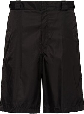 PRADA 男士短裤 SPG32S1821WQ8F0002 AW2023 黑色