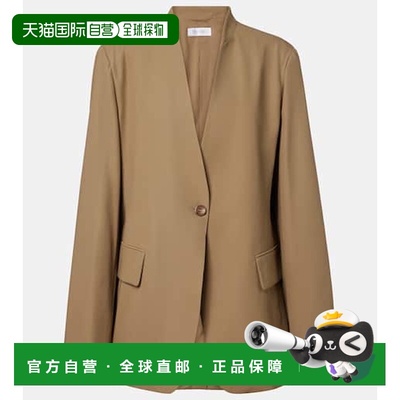 1h可退 香港直邮潮奢 MaxMara 麦斯玛拉 女士 Segnale 棉质斜纹布