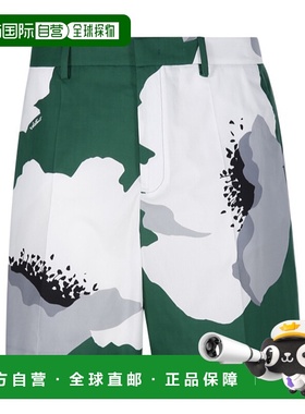 香港直邮VALENTINO 男士短裤 SS2025 VRDD12A2LZXU白色 休闲裤