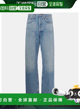 1h可退 香港直邮AGOLDE 女士 Kelly 高腰直筒牛仔裤 blue蓝色 舒