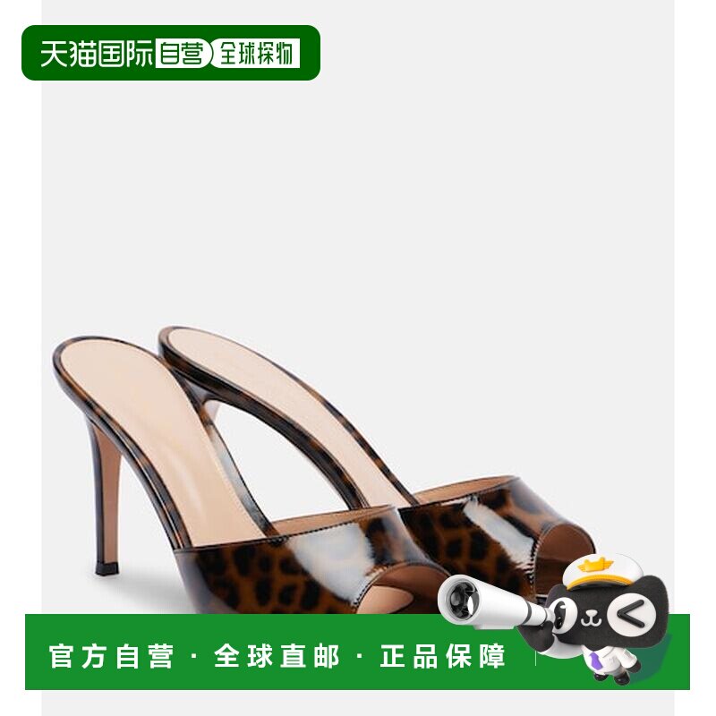 香港直邮GianvitoRossi吉安维托 罗西Elle 85女士凉鞋图片