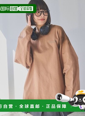 1h可退 日本直邮PAGEBOYLIM 男女同款渐变印花长袖T恤 325563纯棉