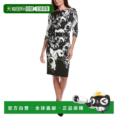 自营Samantha Sung Celine Sheath连衣裙-黑色 美国奥莱直发