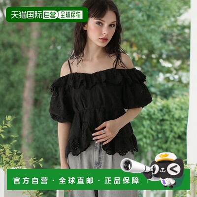 1h可退 日本直邮Heather 女士绣花蕾丝露肩衬衫 575764