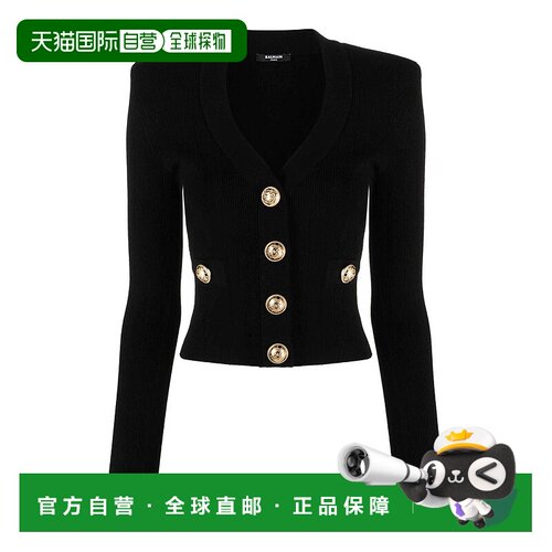 BALMAIN 女士针织毛衣 DF1KL007KB07OPA针织衫