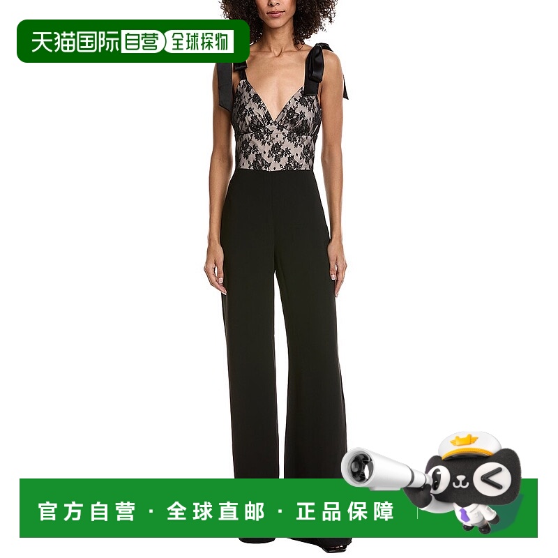 自营Amanda Uprichard Audrielle Jumpsuit - black 美国奥莱直发