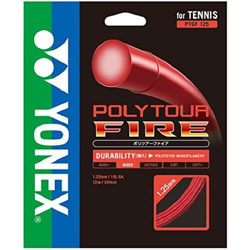 日本直邮YONEX Polytour Fire 125 PTGF125-001