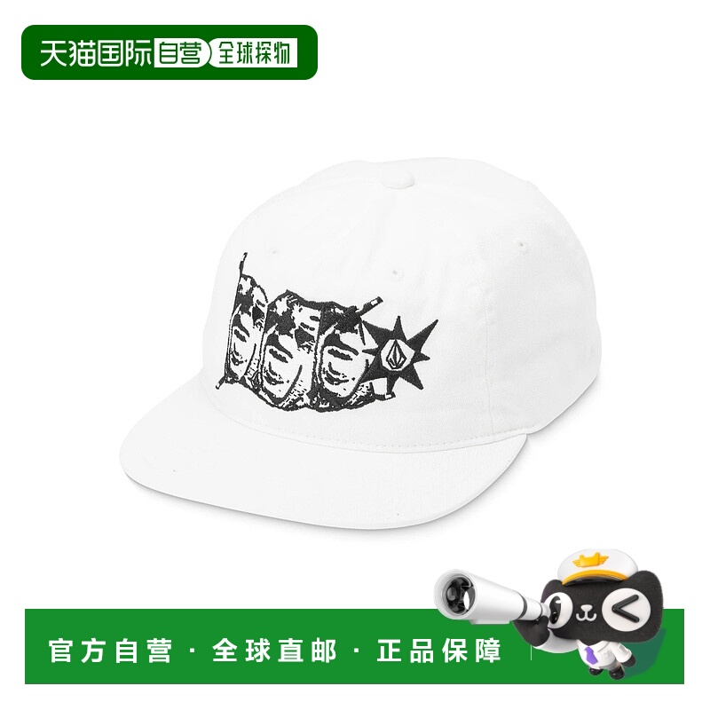 1h可退 日本直邮VOLCOM男女同款全棉5片帽POVJ HAT洗旧质感休闲鸭