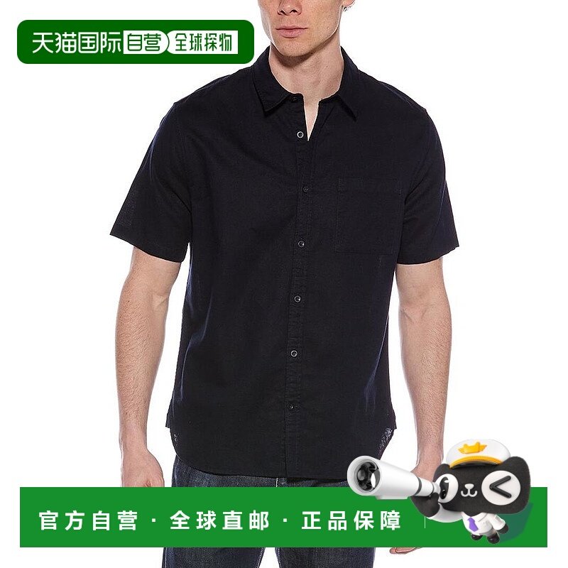 【美国直邮】vince 男士 衬衫牛仔亚麻休闲
