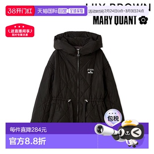 日本直邮LILY BROWN 绗缝羽绒服饰有雏菊吊坠长袖中长款Marikwa