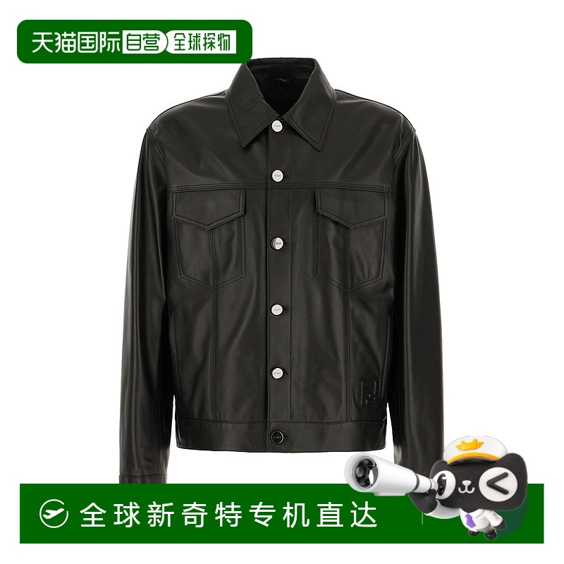 1h可退 香港直邮FENDI 男士夹克 FPJ862ATJZF0GME AW2024 黑色 Ja