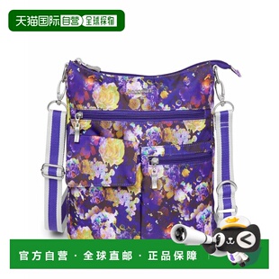 自营baggallini Women's Town Square Crossbody Bag - garden pa