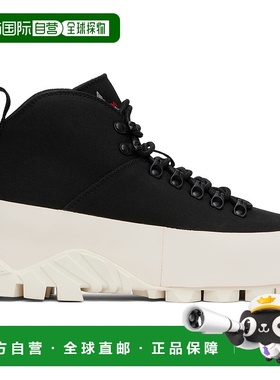 1h可退 香港直邮Roa 男士 黑色 CVO 踝靴 CVFA30001 black黑色 舒