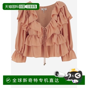 短款 1h可退 衬衫 欧洲直邮chloe 上衣 女士