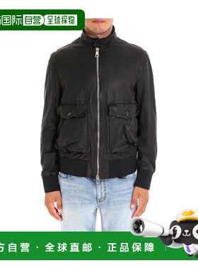 香港直邮Neil Barrett 黑色徽标休闲夹克 BPE548C700L